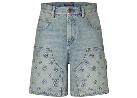 louis vuitton cargo shorts|louis vuitton denim shorts.